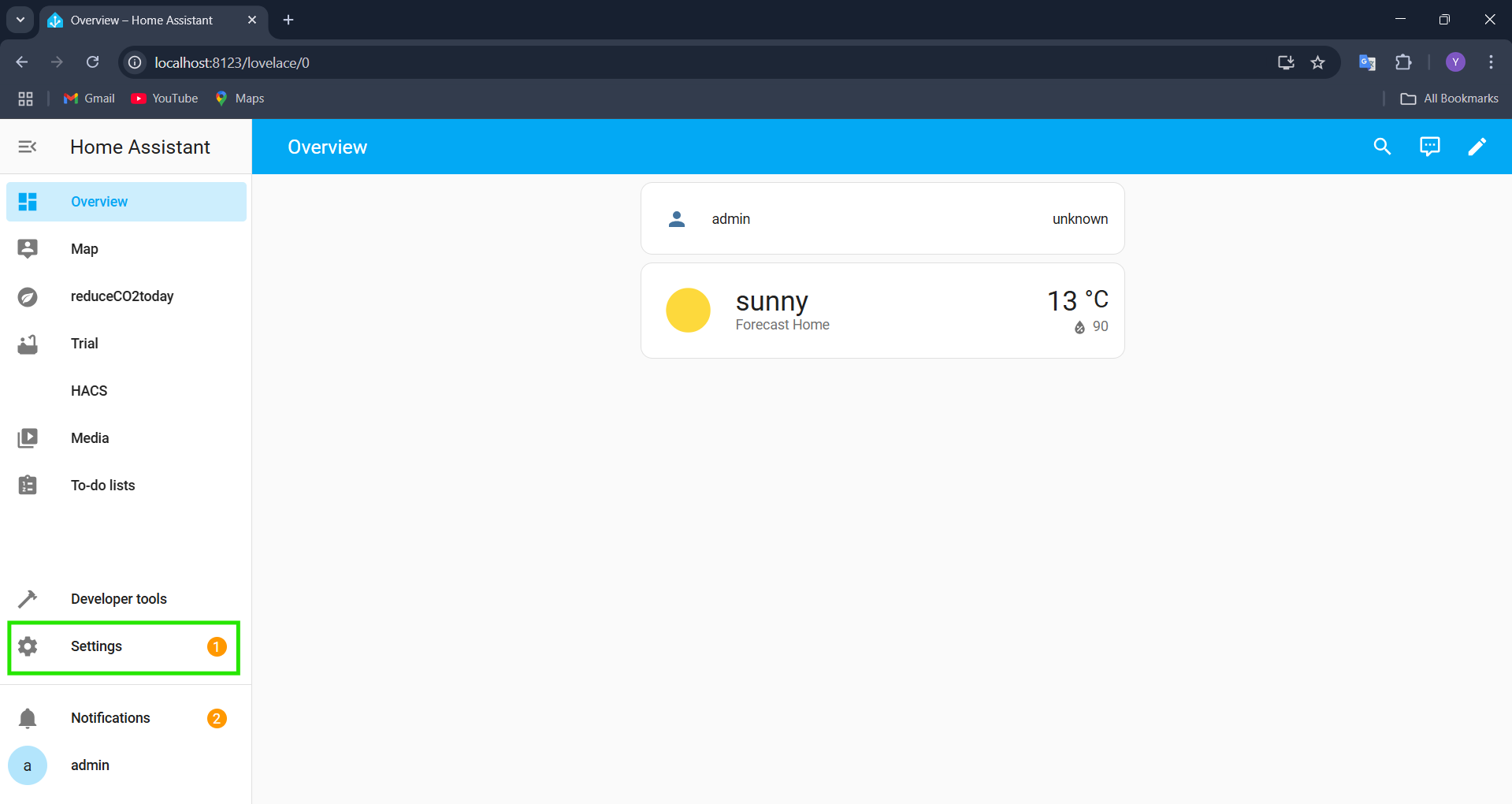Open Home Assistant